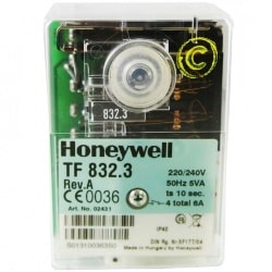 Controles de Llama Honeywell Resideo TF 830 y TF 832