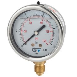 Manómetro Inox D.63 Genebre 3822