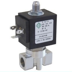 Válvulas a Solenoide Inox de 3 Vías de Acción Indirecta