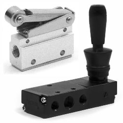 Válvulas de Mando Manual o Mecánico