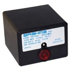Control de llama para quemadores de gas y aceite de dos niveles de llama