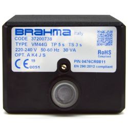 Control de llama digital para quemadores de gas con compuerta de aire modulante