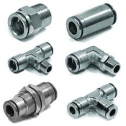 Conector rápido metálico de latón