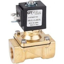 Válvula solenoide NC de acción mixta