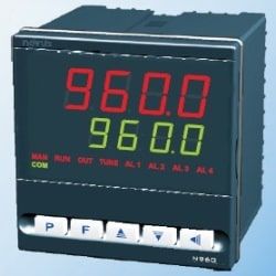 Controlador de temperatura con doble salida a relé y salida analógica