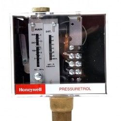 Presostato modulante tipo Pressuretrol con potenciómetro