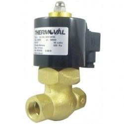 Válvula solenoide NC para vapor servo operada a pistón
