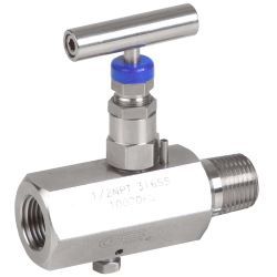Válvula aguja inox con venteo
