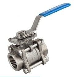 Válvula esférica inox 3 piezas roscada