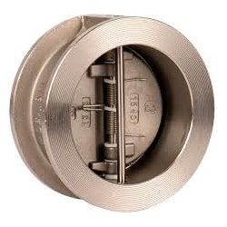 Válvula de retención wafer inox de doble disco