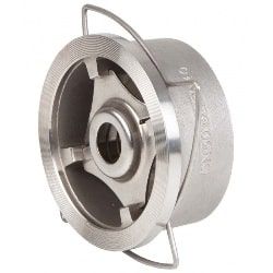 Válvula de retención wafer inox de dimensiones reducidas