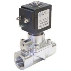 Válvula solenoide NA en inox con pilotaje por diafragma